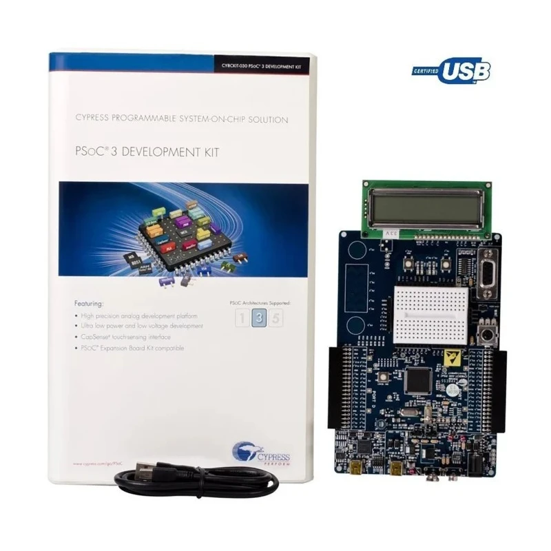 Infineon PSoC 3 Microcontroller Development Kit with USB Interface CY8CKIT-030A