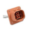 Amphenol Industrial Epower Lite RADSOK Receptacle with HVIL, Female EV Connector, 70A, 800V, Panel ELR4A04 / C10-737487-4AP4