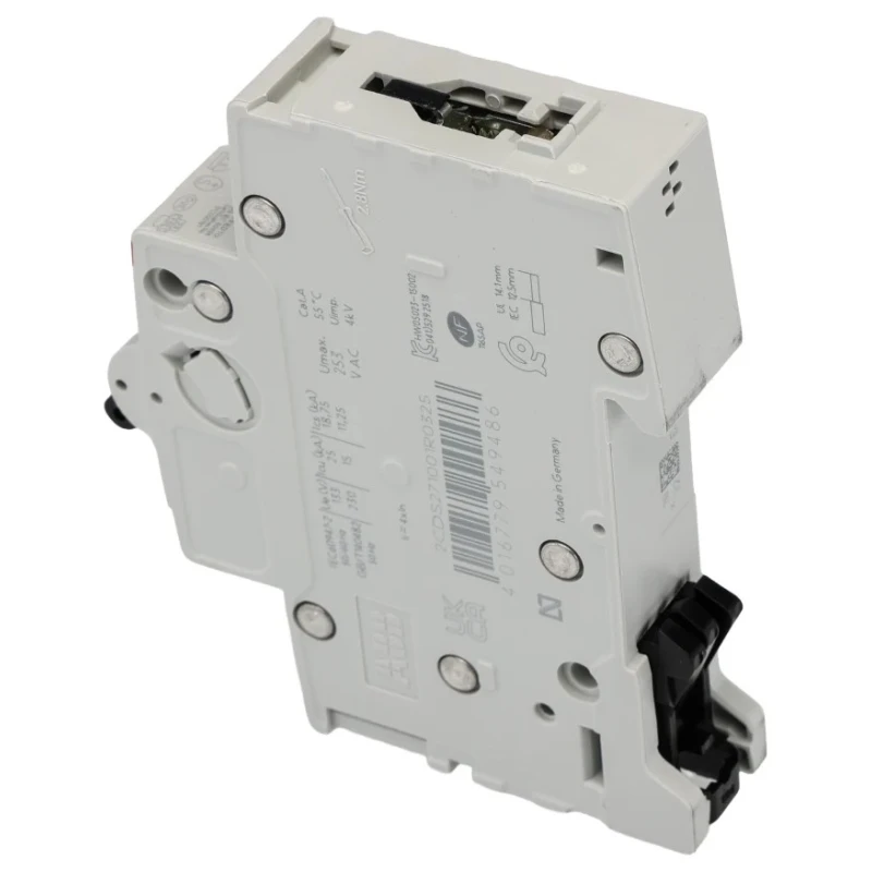 ABB System Pro M Compact Miniature Circuit Breaker 1-Pole 32A Type B 253V AC 72V DC 10kA Breaking 2CDS271001R0325 S201M-B32