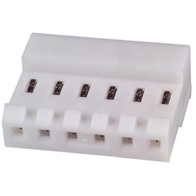 TE Connectivity 6-Way Female IDC Cable Connector, 1 Row, 7A Current, 600V AC, 3.96mm Pitch 3-640429-6