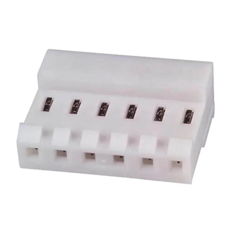TE Connectivity 6-Way Female IDC Cable Connector, 1 Row, 7A Current, 600V AC, 3.96mm Pitch 3-640429-6