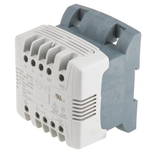 Legrand 63 VA DIN Rail Transformer, 230 to 400 V ac Primary, 230 V ac Secondary, IEC/EN 61558-2-4, IEC/EN 61558-2-2 0 442 62