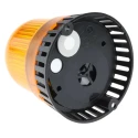 Werma 420 Series Clear Sounder-Beacon Combination LED IP65 24V AC/DC Multi-Tone 100 dB 8 Tones 420.320.75