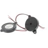 RS PRO 90 dB Panel Mount Continuous External 5 mm Piezo Buzzer Component 24 mm Diameter 34 mm Length 30V ac 5358017P