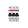 ABB System Pro M Compact S200M Miniature Circuit Breaker, 3-Pole, 10A, Type B, 440V AC, 12V DC, 10 2CDS273001R0105 S203M-B10