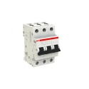ABB System Pro M Compact S200M Miniature Circuit Breaker, 3-Pole, 10A, Type B, 440V AC, 12V DC, 10 2CDS273001R0105 S203M-B10