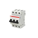 ABB System Pro M Compact S200M Miniature Circuit Breaker, 3-Pole, 10A, Type B, 440V AC, 12V DC, 10 2CDS273001R0105 S203M-B10