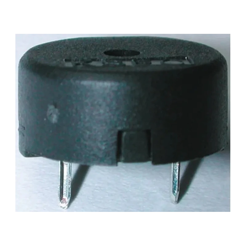 RS PRO Piezo Buzzer Component Through Hole Mount 14 mm Diameter 6.7 mm Height 80 dB Sound Level Continuous Tone 30V 5358180P