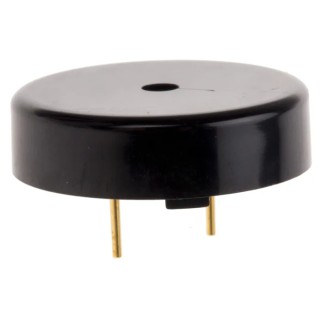 Kingstate Piezo Buzzer Component Through Hole Mount 24 mm Diameter Continuous External Drive 30 V AC KPEG112