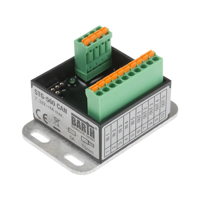 BARTH lococube mini-PLC Series PLC I/O Module 5-Input Analogue Digital Input 5 Outputs Digital PWM Solid State 0850-0560