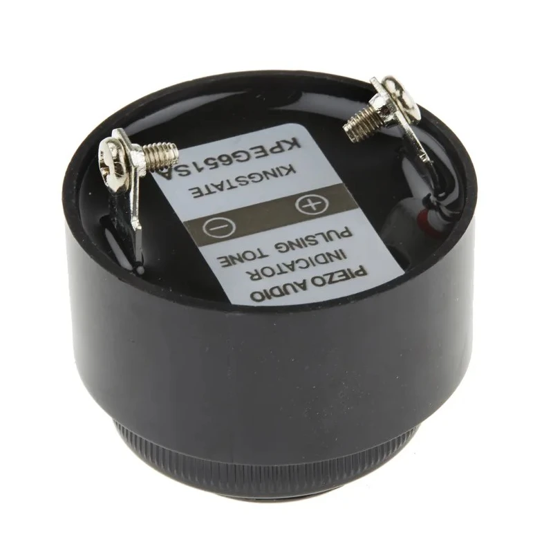 RS Pro 80 dB Panel Mount Fast Pulse Internal 33 mm Piezo Buzzer Component 6 V dc Min 28 V dc Max 5358360P