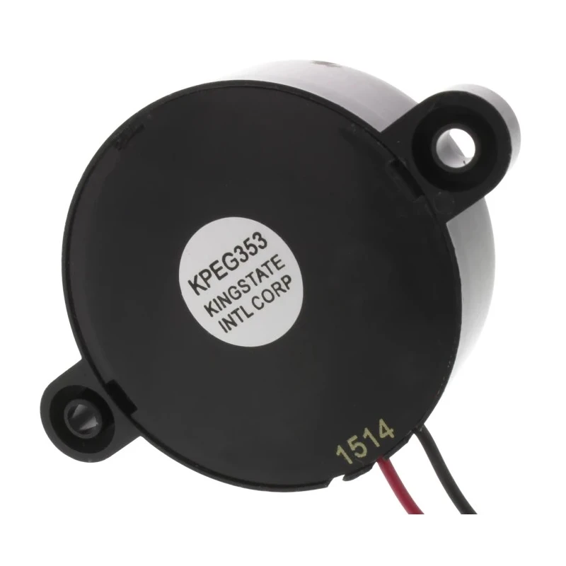 RS Pro 81 dB Panel Mount Intermittent Internal 16 mm Piezo Buzzer Component 3 V DC Min 28 V DC Max 5358310P