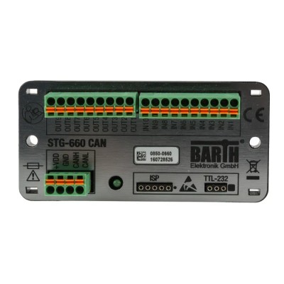 BARTH lococube mini-PLC Series PLC I/O Module, 10 Input Analogue Digital, 9 Outputs Digital PWM Solid State 0850-0660