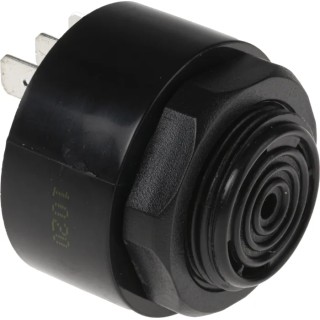 RS PRO 88 dB Panel Mount Continuous Fast Pulse Internal 33 mm Piezo Buzzer Component 6 V dc Min 28 V dc Max 535-8382