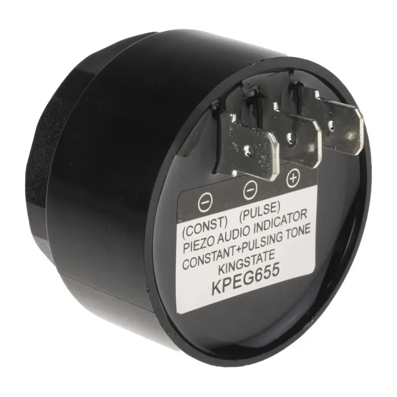 RS PRO 88 dB Panel Mount Continuous Fast Pulse Internal 33 mm Piezo Buzzer Component 6 V dc Min 28 V dc Max 535-8382