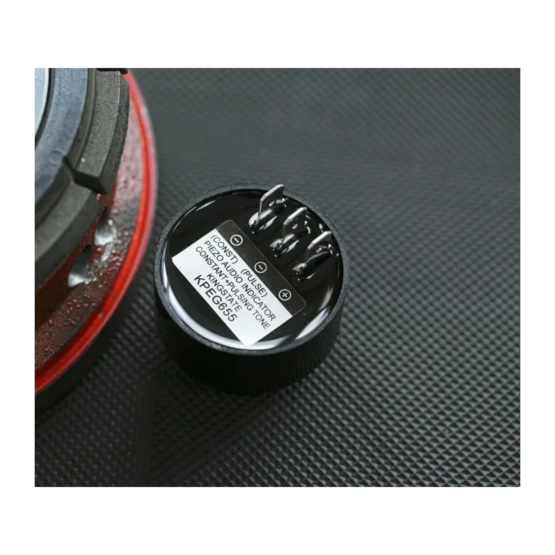 RS PRO 88 dB Panel Mount Continuous Fast Pulse Internal 33 mm Piezo Buzzer Component 6 V dc Min 28 V dc Max 535-8382