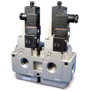 SMC Pneumatic Solenoid Valve 3 Ports Aluminium Alloy Body 24V 5W Base Mount VG342 