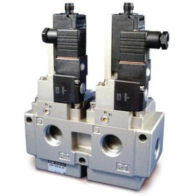 SMC Pneumatic Solenoid Valve 3 Ports Aluminium Alloy Body 24V 5W Base Mount VG342 