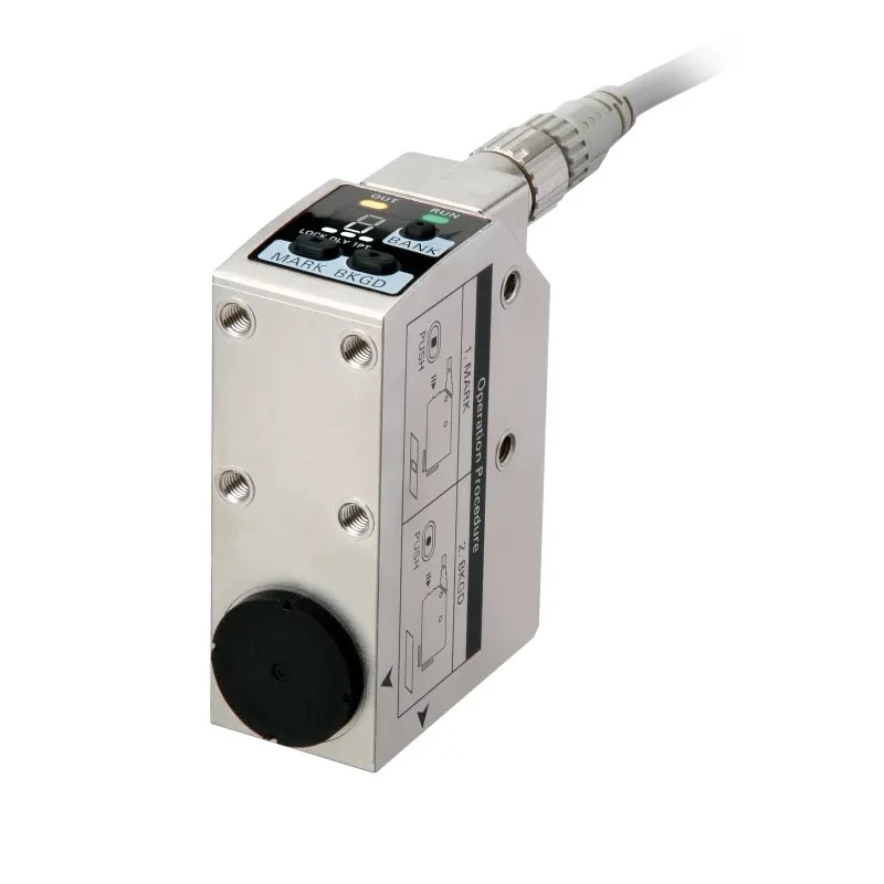 Omron Diffuse Photoelectric Sensor, Block Style, 10 mm Detection Range, Push Pull Output, IP67 Rated, Model E3S-DCP21-IL3