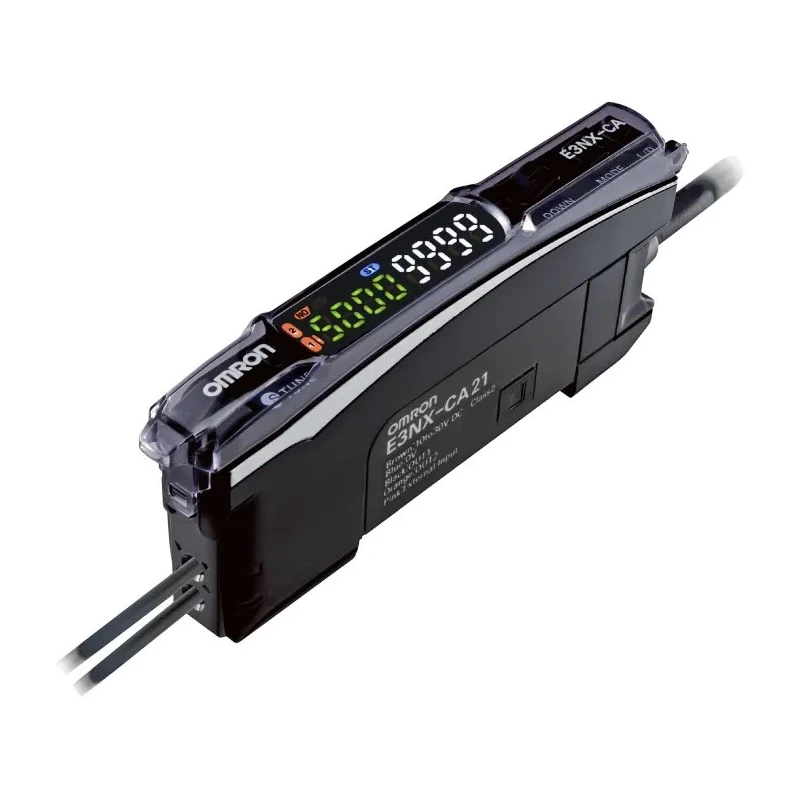 Omron Plastic Fibre Amplifier 10 mm Detection Range, PNP Output, 1.08 W Power, M12 Interface, IP20 Protection E3NX-CA51 2M