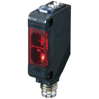 Omron Retroreflective Photoelectric Sensor, Block Sensor, 4 m Detection Range, PNP Output, IP67 Rated E3Z-R86-IL3