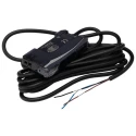 Omron Plastic Fibre Amplifier 10 mm Detection Range NPN Output 1.08W Power IO-Link Interface E3NX-CA11 2M