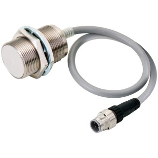 Omron Threaded Barrel Inductive Proximity Sensor M30 x 1.5, PNP Output, 30 V DC, 10 mm Detection, E2E-X10B4-M1TJ-IL3 0.3M