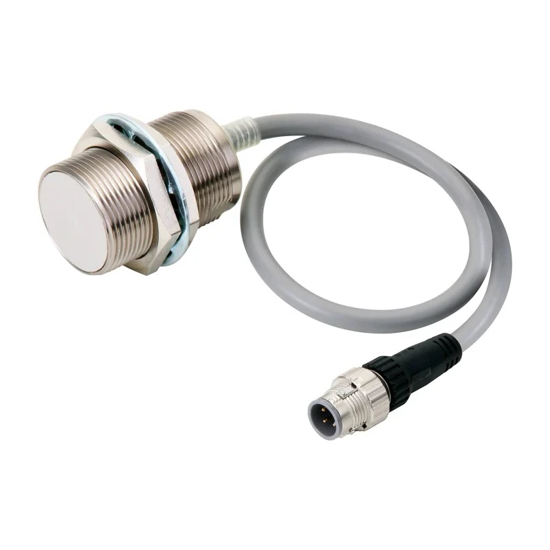 Omron Threaded Barrel Inductive Proximity Sensor M30 x 1.5, PNP Output, 30 V DC, 10 mm Detection, E2E-X10B4-M1TJ-IL3 0.3M