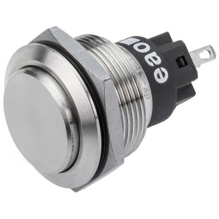 EAO 82 Series Push Button Switch Momentary Panel 22.3 mm Cutout SPDT IP65 IP67 240 V dc 240 V ac 82-6161.1000