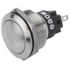 EAO 82 Series Push Button Switch Momentary Panel Mount 22.3 mm Cutout SPDT IP65 IP67 240 V dc 240 V ac 82-6171.1000