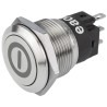 EAO Push Button Switch Latching Panel Mount 19 mm Cutout SPDT IP65 IP67 240 V DC 240 V AC 82-5151.2000.B001