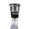 EAO 82 Series Illuminated Panel Mount Momentary Push Button Switch, SPDT, Red LED, 19 mm Cutout, IP65/IP67, 240 82-5151.1114