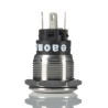 EAO Illuminated Momentary Push Button Switch Panel Mount, 19 mm Cutout, SPDT, Green LED, IP65/IP67, 240 V DC/AC 82-5153.1133