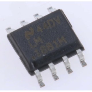 Texas Instruments Video Sync Separator 8-Pin SOIC LM1881M/NOPB 5V to 12V Surface Mount 4.9mm Length 1.45mm Height