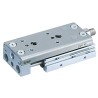 SMC Pneumatic Guided Cylinder 8mm Bore 40mm Stroke Through Hole Mount Double Acting Aluminium Alloy Body MXQ8B-40Z