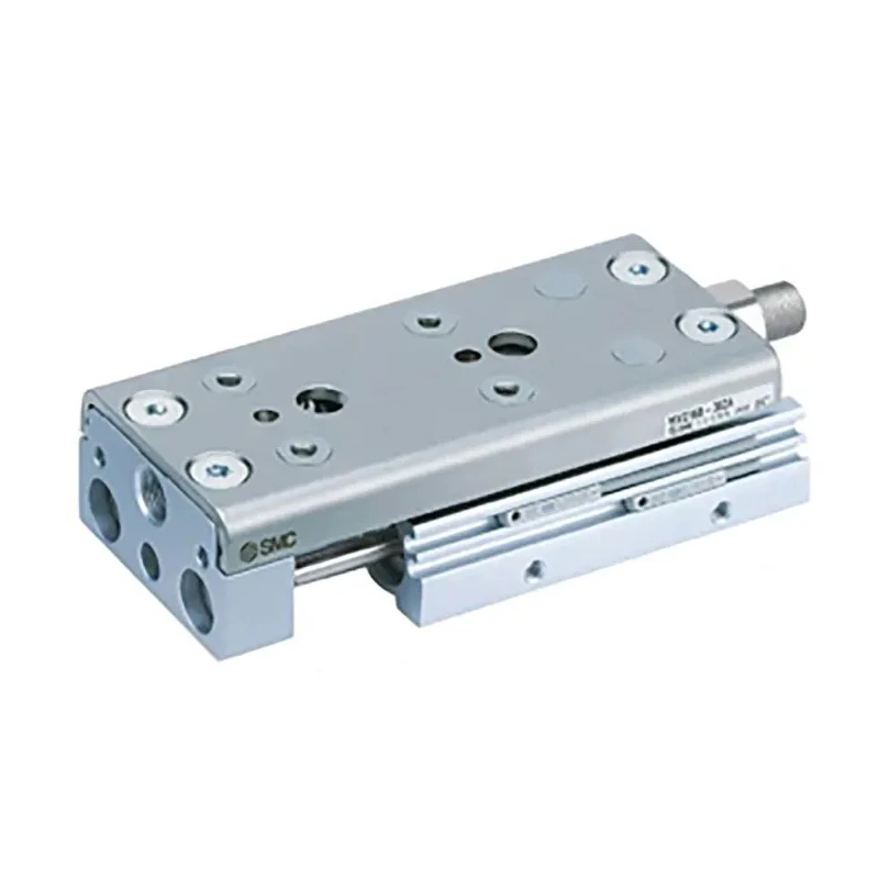 SMC Pneumatic Guided Cylinder 8mm Bore MXQC Series 30 mm Stroke Double Acting Through Hole Mount MXQ8C-30Z