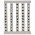 Weidmüller Numbers Terminal Marker for Use with All Weidmüller Cable Connectors 0133360041