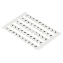 Weidmüller Terminal Block Marker for Use with Cable Connectors Plug-In Connectors Electronic Sub-Assemblies 5mm x 0468760051