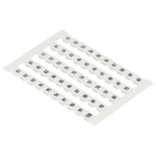 Weidmüller Terminal Block Marker for Use with Cable Connectors Plug-In Connectors Electronic Sub-Assemblies 5mm x 0468760051