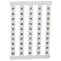 Weidmüller Terminal Block Marker for Use with Cable Connectors Plug-In Connectors Electronic Sub-Assemblies 5mm x 0468760051