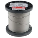 RS PRO Stainless Steel Wire Rope 100 m, Safe Working Load 14kg, Nylon Covered, Model 124-4746