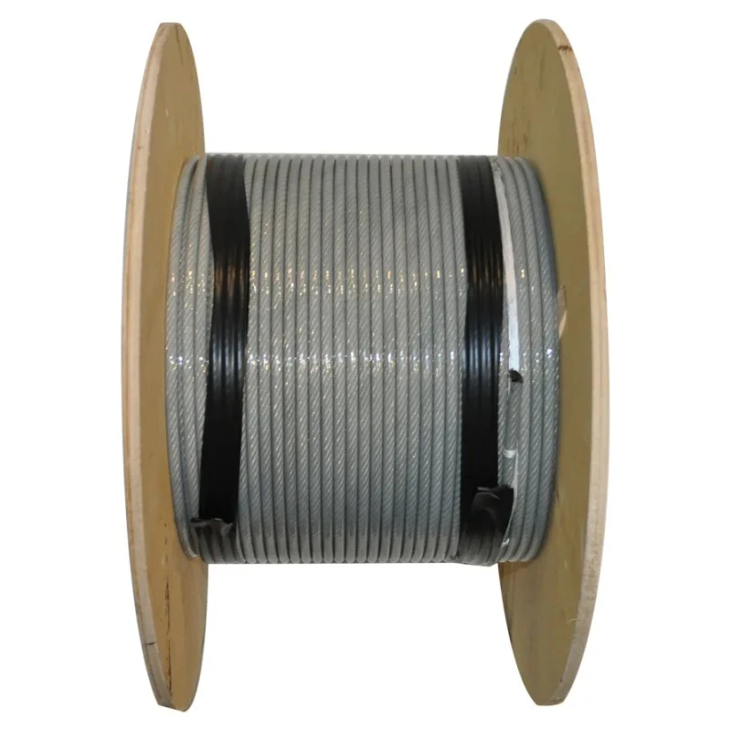 RS PRO Galvanised Steel Wire Rope 100 m Length for Securing and Supporting Applications 124-4749