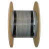RS PRO Galvanised Steel Wire Rope 100 m Length for Securing and Supporting Applications 124-4749