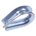 RS PRO Steel Galvanised Thimble for Use with 11mm Diameter Wire Rope With11