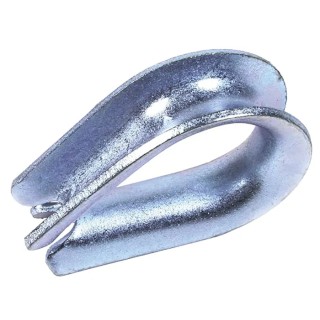 RS PRO Steel Galvanised Thimble for Use with 11mm Diameter Wire Rope With11
