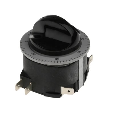 Coupatan Panel Timer Relay 250 V AC 16A Contact Current 0 to 120 min DPDT Configuration 536-2779