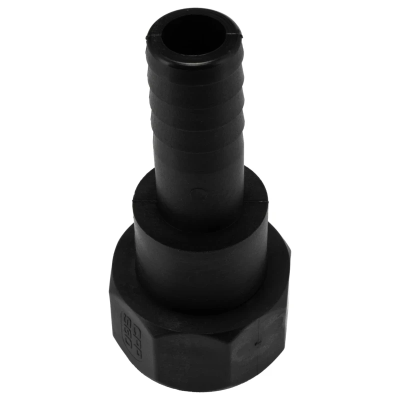 RS PRO Hose Connector Adapter Polypropylene Body 1-1/4 in, Female to Male, Black, 10 bar IBF/125HT-PG