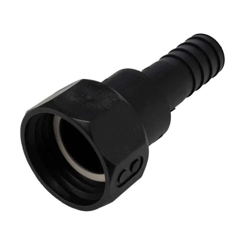 RS PRO Hose Connector Adapter Polypropylene Body 1-1/4 in, Female to Male, Black, 10 bar IBF/125HT-PG
