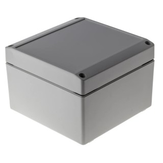 ROLEC Technobox Series Grey Grey Lid ABS Enclosure IP66 80 mm x 123 mm x 121 mm 220.120.000