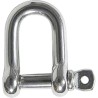 RS Pro Stainless Steel D-Shackle Screw Pin, Polished Finish, 6mm Diameter, 0.15 t Safe Working Load 124-4854